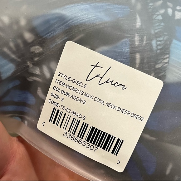 NWT Toluca Gisele Swim Cover Up Dress Adonis Size S - Picture 11 of 11